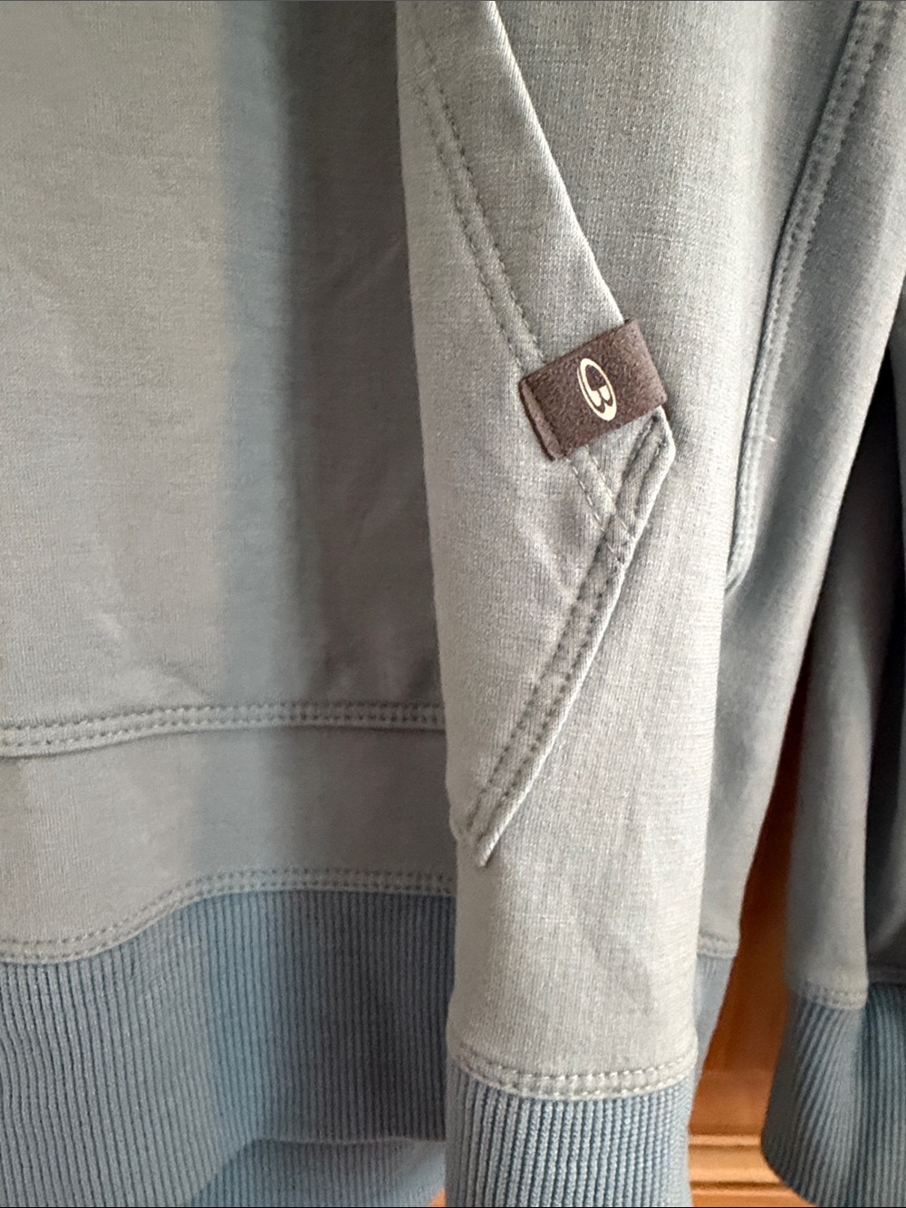 Icebreaker Slate Blue Lightweight Pullover Hoodie - Picture 3 of 6